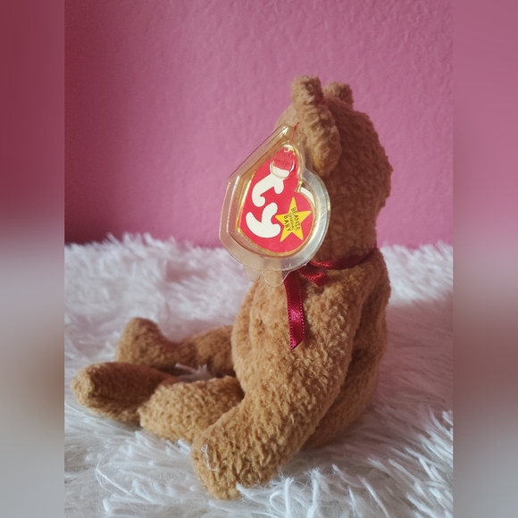Ty Beanie Babies Curly The Bear 1996 - Picture 4 of 7